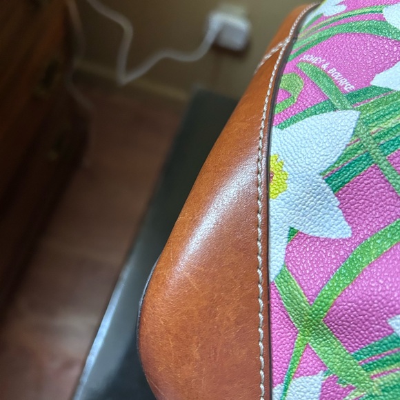 Dooney & Bourke Pink Floral Shoulder Bag - Picture 12 of 15